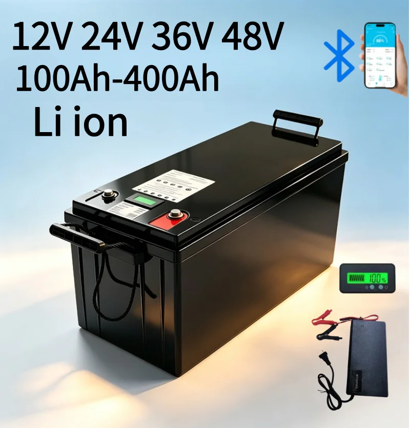 Lifepo4 12V 100Ah Bms Bluetooth - 블루투스 BMS 리튬이온/리튬인산철 배터리 팩 12V