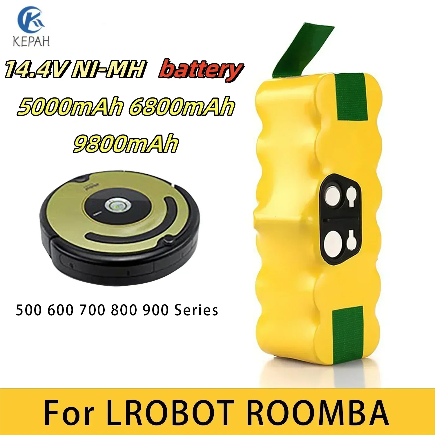 4S Lipo Battery 14.8V 6000Mah - 로봇 진공 청소기 배터리, 아이로봇 룸바