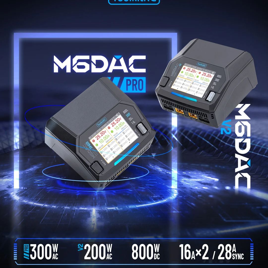 Toolkitrc M6Dac Smart Charger - 툴킷RC M6DAC PRO M6DAC V2 듀얼