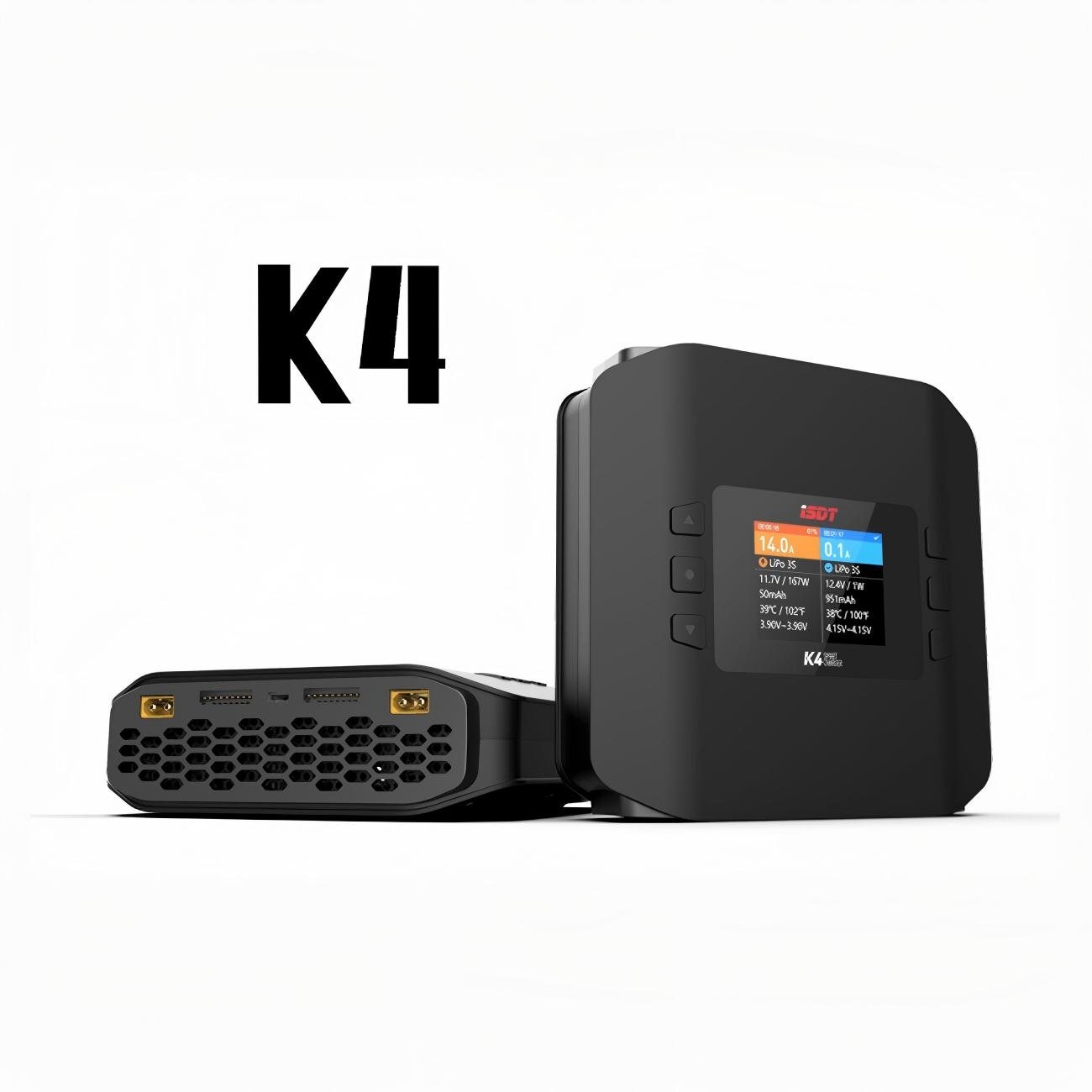 Isdt K4 Dual Lipo Charger - 오리지널 ISDT K4 듀얼 채널 스마트
