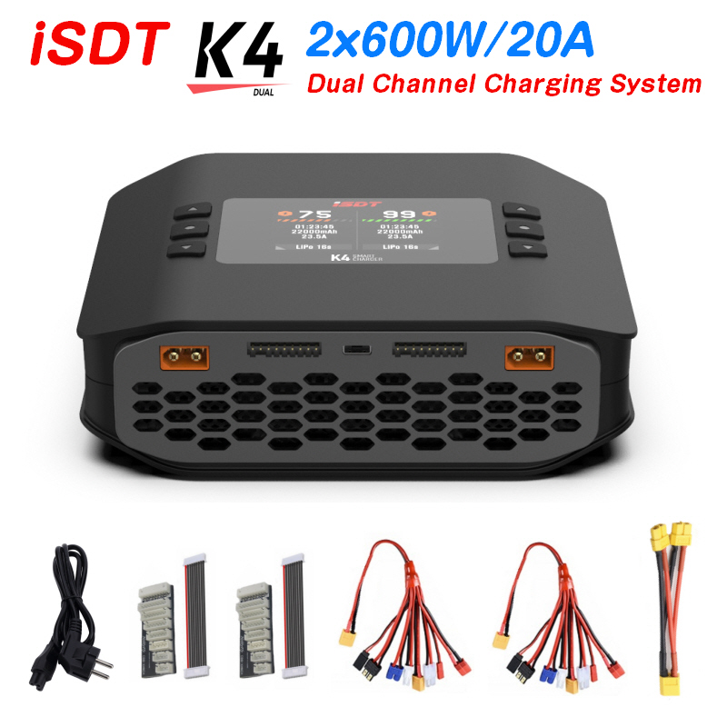 ISDT K4 1~8S 리튬 배터리 스마트 충전기 20 - Isdt K4 Dual Lipo Charger 리뷰 및 가격