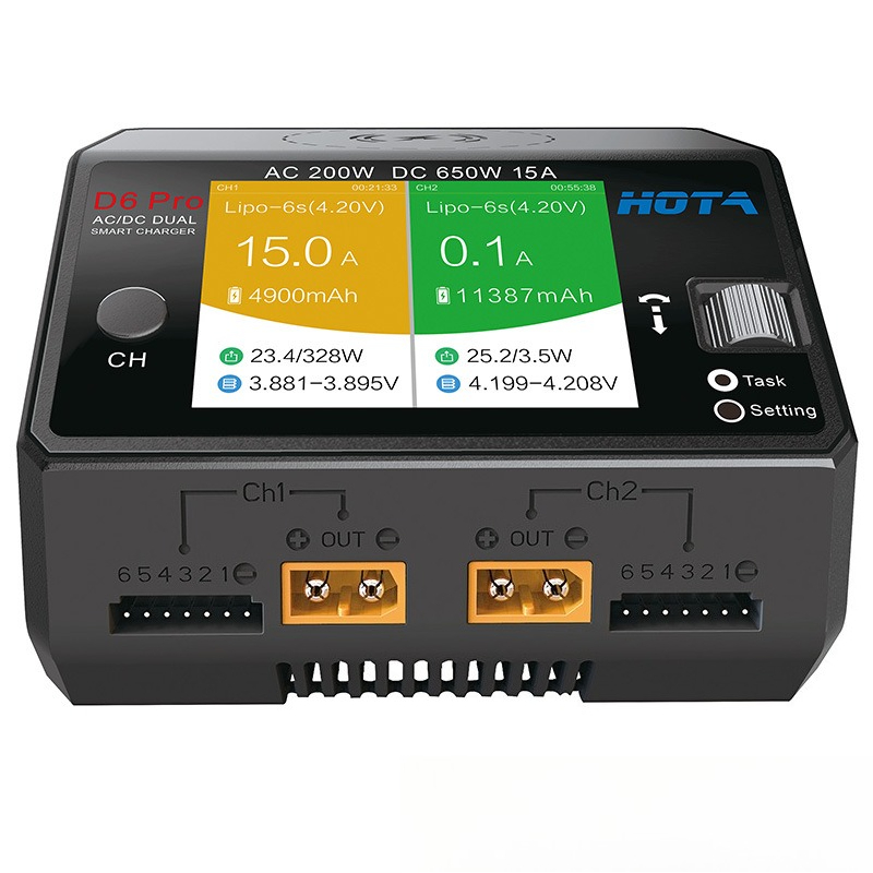 HOTA D6 Pro 650W 200W 듀얼 파워 AC - Hota D6 Pro Dual Lipo Charger 리뷰 및 가격