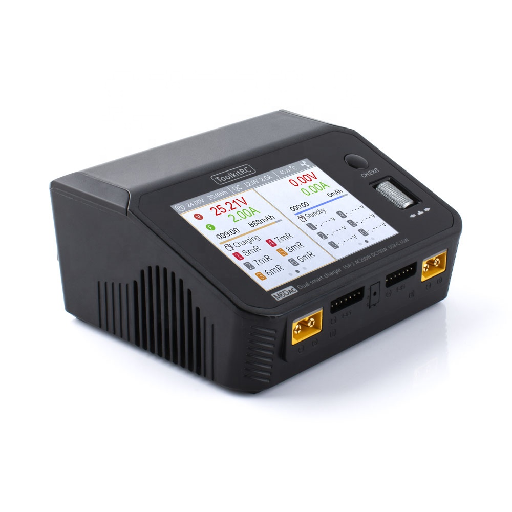툴킷RC M6DAC 350W X 2 USB-C 65W  - Toolkitrc M6Dac Smart Charger 리뷰 및 가격