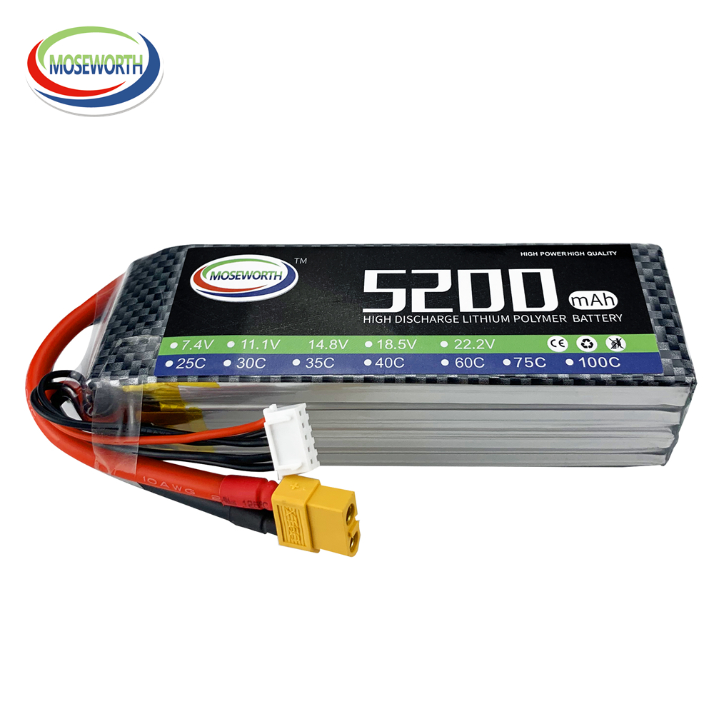 RC 자동차 드론 보트용 Lipo 배터리, XT60 플 - 6S Lipo Battery 22.2V 5000Mah 리뷰 및 가격
