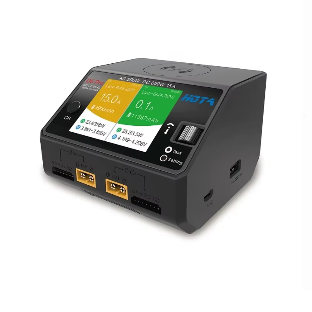 HOTA D6 Pro 200W AC 650W DC 리튬 - Hota D6 Pro Dual Lipo Charger 리뷰 및 가격