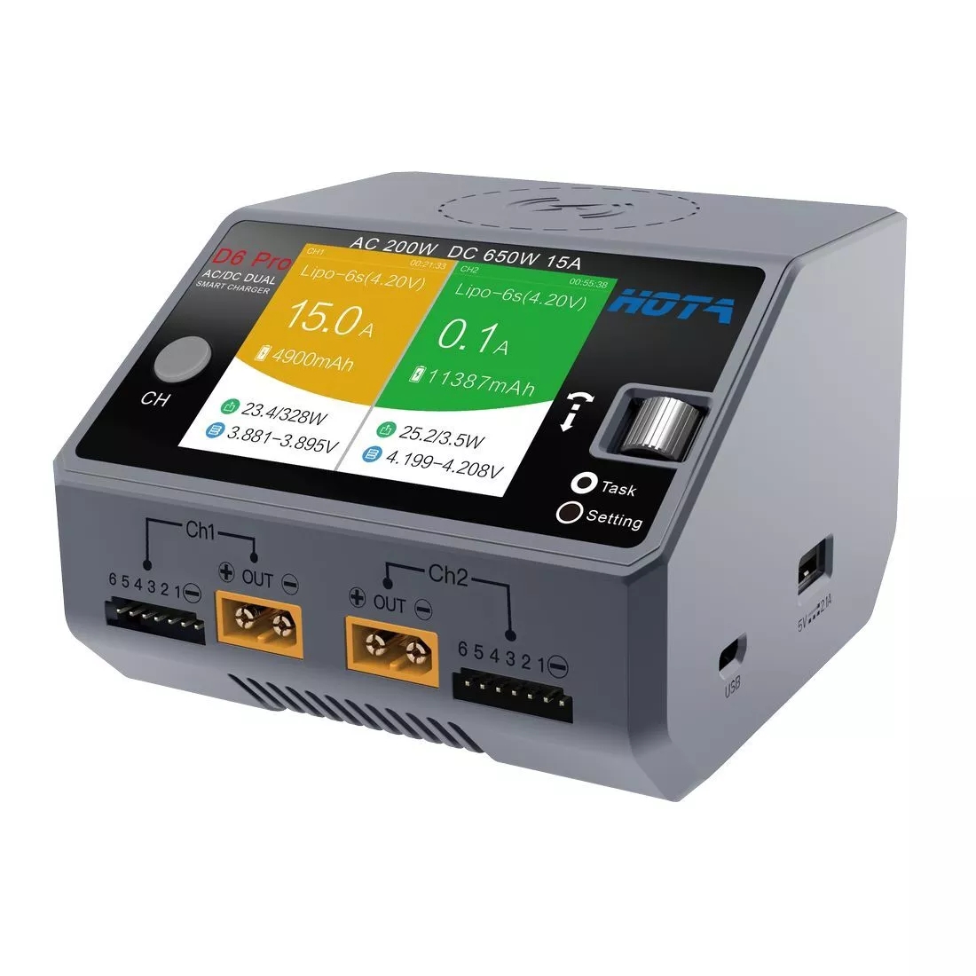 HOTA D6 Pro 리포 배터리 충전기 듀얼 채널 스 - Hota D6 Pro Dual Lipo Charger 리뷰 및 가격